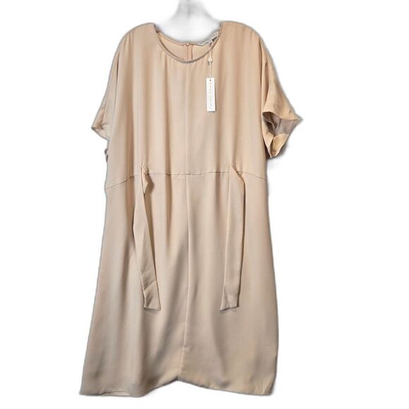 Trina Turk Womens Belted Minimalist Midi Event Work Dress Sz XL Flowy Preppy - Picture 7 of 12